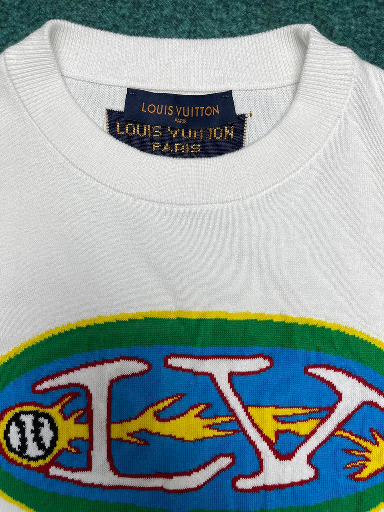 Louis Vuitton Graphic Short-sleeved Shirt White. Size XL