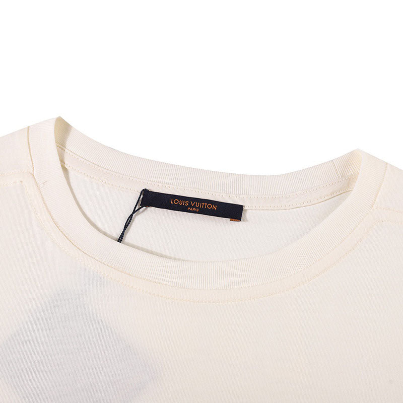 Louis Vuitton X NBA Basketball Short-Sleeved T-Shirt White के लिए पुरुषों  के लिए