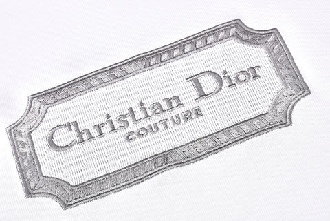 Dior 'Christian Dior Couture' Relaxed Fit T Shirt White – Crepslocker
