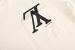 Louis Vuitton Upside Down LV Logo Pocket T Shirt Cream