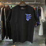 Trapstar 'Making Waves' T-Shirt - Black/Blue