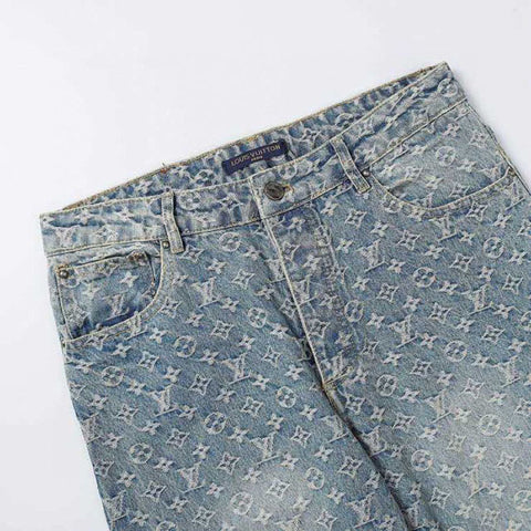 Louis Vuitton, Jeans, Louis Vuitton Supreme Denim Blue Size 3