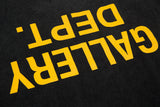 Gallery Dept Black Yellow Upside Down Logo Tee