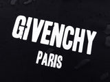 GIVENCHY Paris Distressed Logo T Shirt Black/White