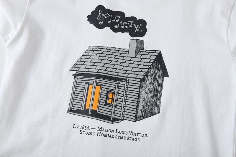 LV House Printed T-Shirt - Ready-to-Wear