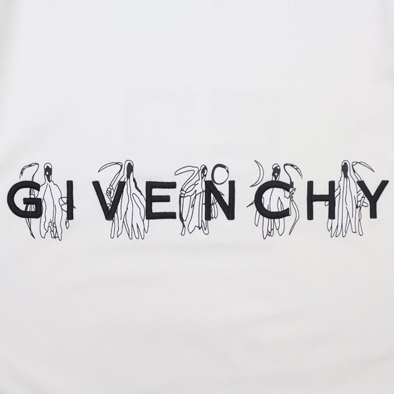 Givenchy X Josh Smith Reaper Graphic Tee in Bright Blue sz XXL