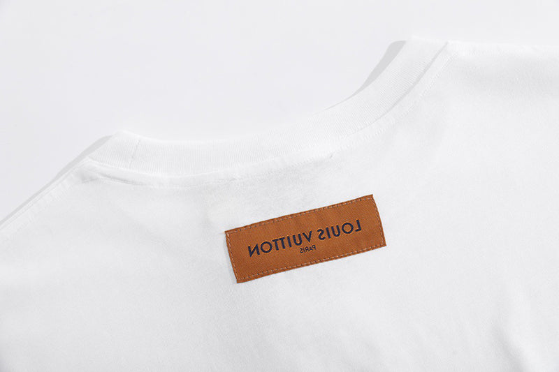 Louis Vuitton Multicoloured Monogram Printed White T Shirt