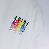 AMIRI Drip cotton jersey White T Shirt