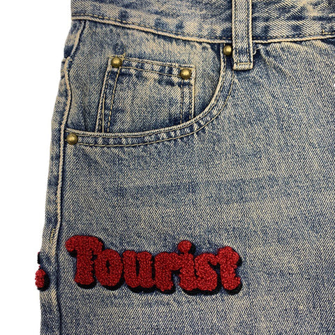 Louis Vuitton 'Purist vs. Tourist' Straight-Leg Jeans - Blue, 14 Rise  Jeans, Clothing - LOU664014