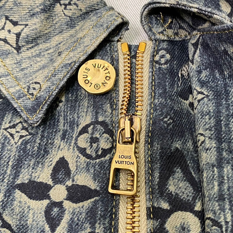 Buy Louis Vuitton LOUISVUITTON Size: 46 23SS RM2319 TC6 HOA02W Monogram  Tailored Denim Jacket from Japan - Buy authentic Plus exclusive items from  Japan