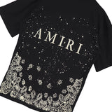 AMIRI Bandana Bleach Black T Shirt