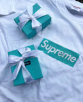Supreme Tiffany &amp; Co. Box Logo Tee White