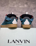 Lanvin Leather Curb Blue Gray