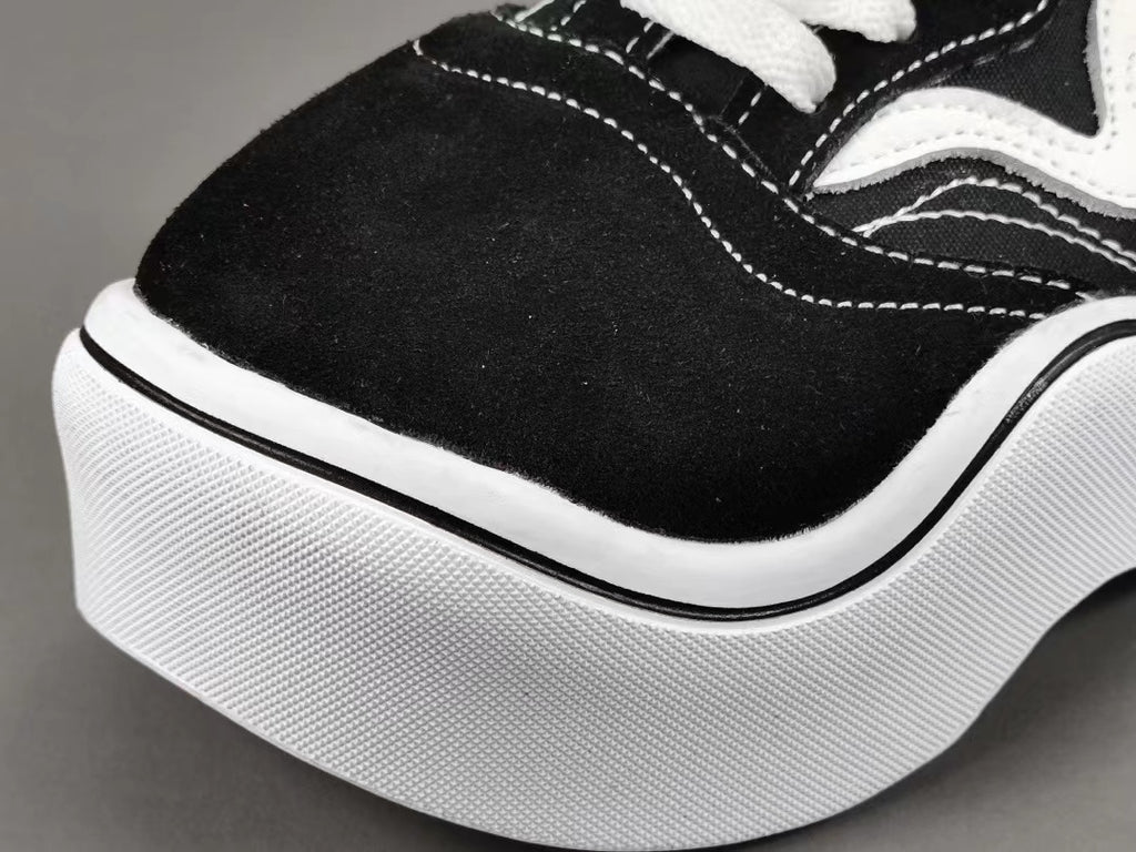 MSCHF x Tyga 'Wavy Baby' Black / White Low Top Sneakers - Sneak in