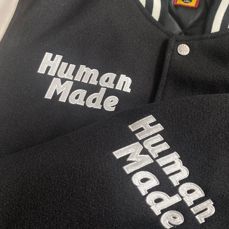 Human Made X Asap Rocky Human Testing Varsity Jacket - Fortune Jackets