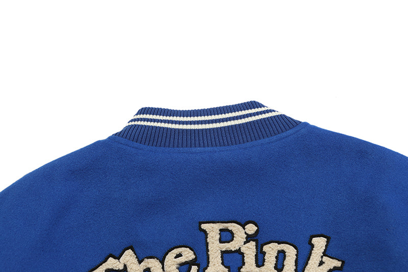 Vandy The Pink 4 Year Anniversary Varsity Jacket Blue Sail – Tenisshop.la