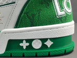 Louis Vuitton Trainer Monogram Denim Green