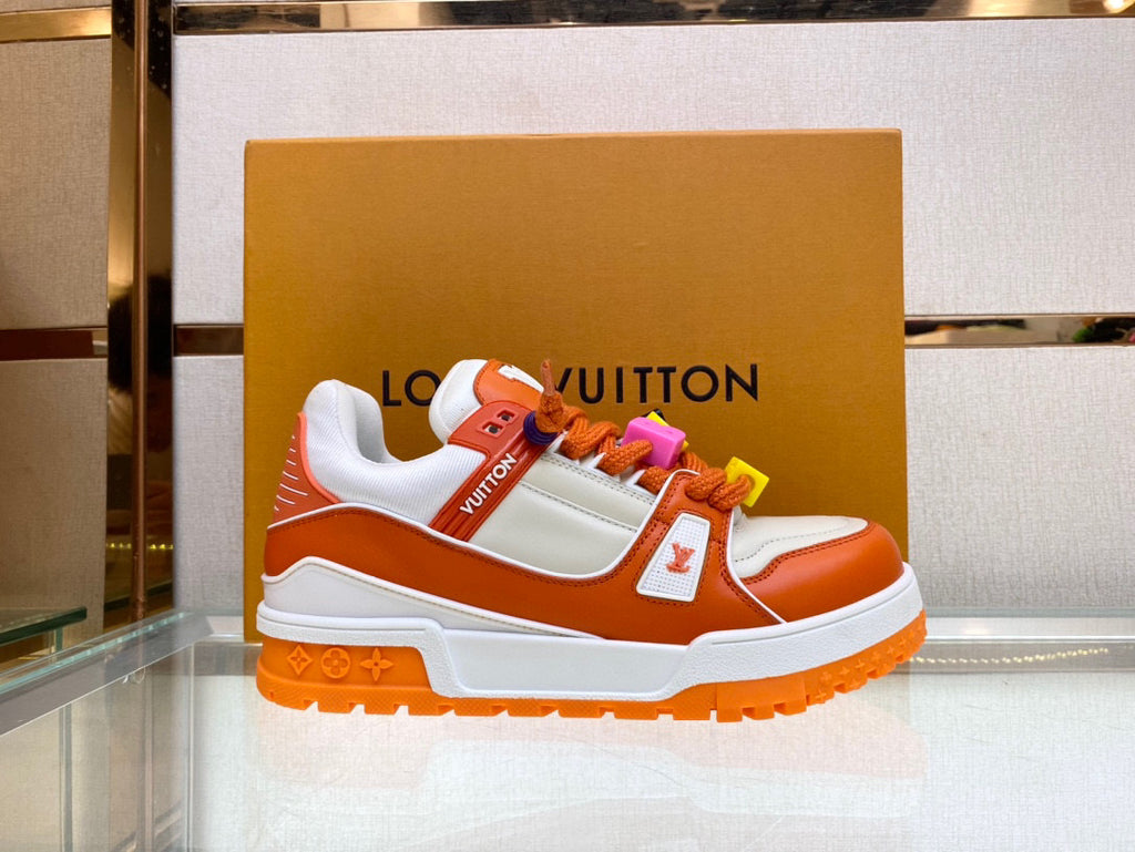 Louis Vuitton LV Trainer Maxi, Orange, 6.5