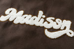 Madison Wisoonsty Varsity Jacket Brown