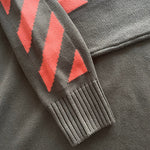 Off-White Diag Arrows Knit Sweater Black