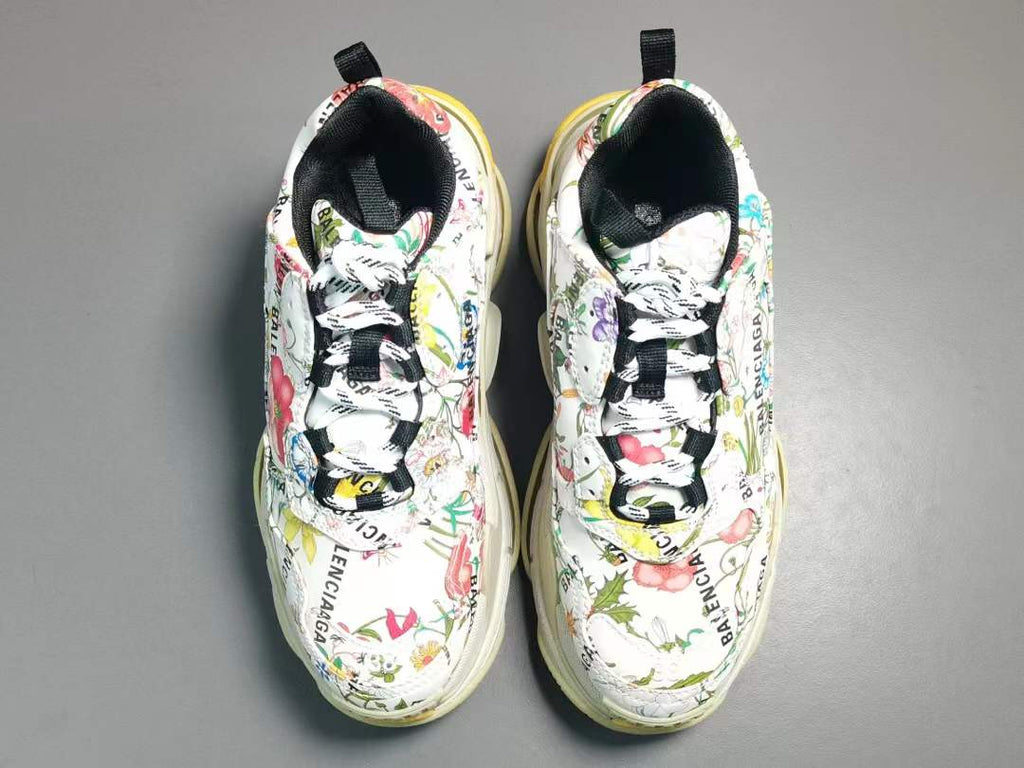 Gucci x Balenciaga Triple S Sneaker 'The Hacker Project - Floral