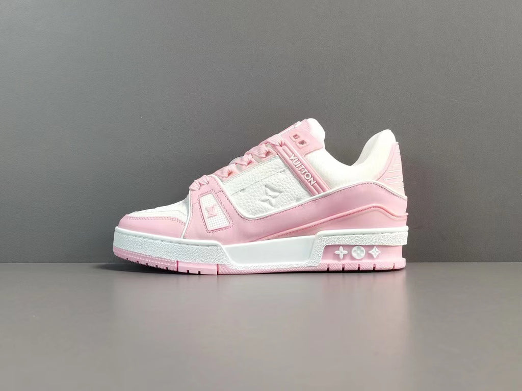 Louis Vuitton Trainer Pink White 