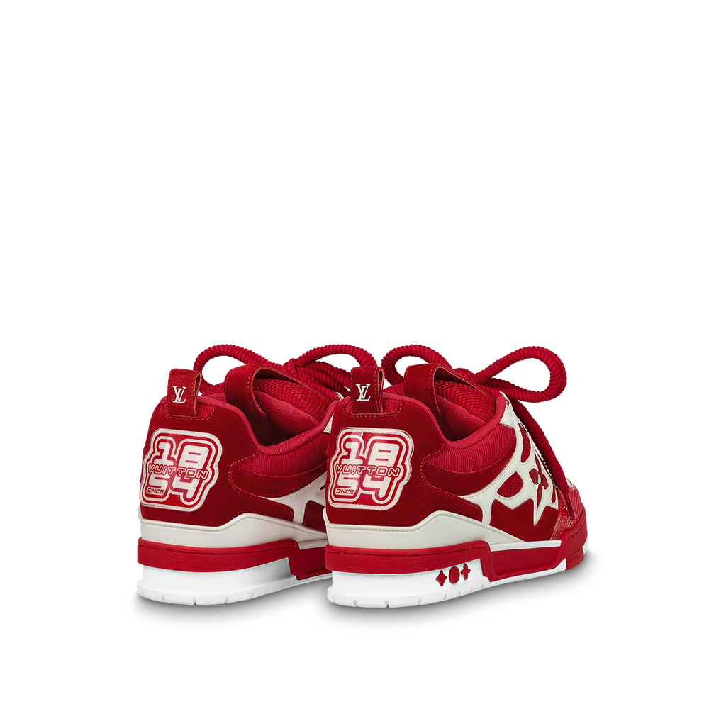 Louis Vuitton LV Skate Sneaker Red White｜TikTok Search