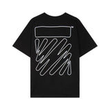 OFF-WHITE Tshirt Wave Outline Diag